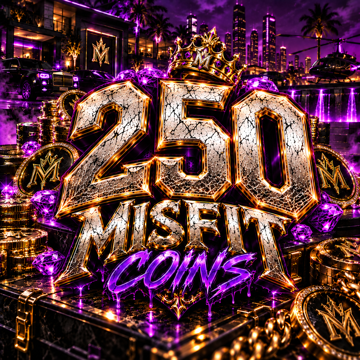 250 Misfit Coins artwork