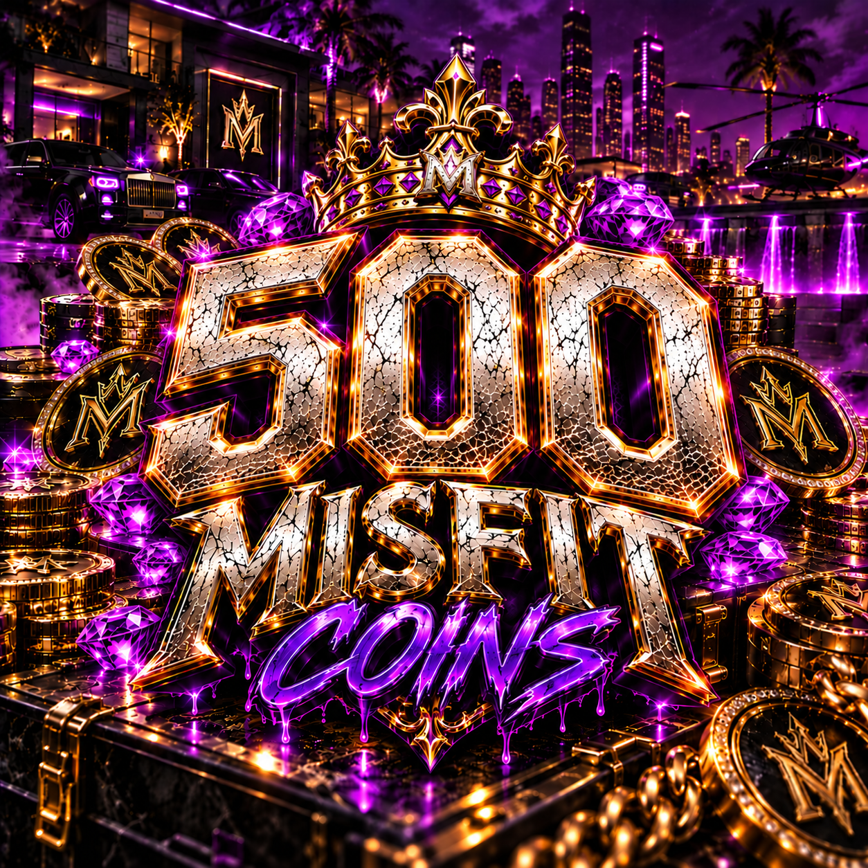 500 Misfit Coins artwork